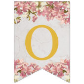 God zegene 6 letters roze orchideeën doop communie vlaggetjes (Tweede vlag)