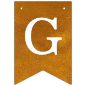 God zegene 7 letters Naam Gouden doop Communie Vlaggetjes (Tweede vlag)