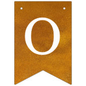 God zegene 7 letters Naam Gouden doop Communie Vlaggetjes (Derde vlag)