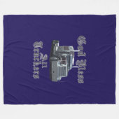 God zegene Al Trucker Fleece Blanket Deken (Voorkant (Horizontaal))