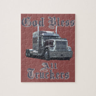 God zegene alle truckers legpuzzel