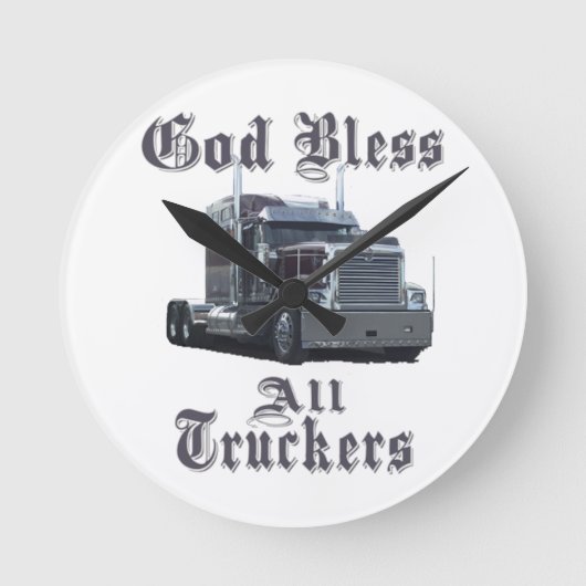 God zegene alle truckers ronde klok (Voorkant)