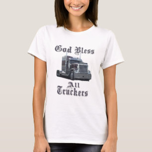 God zegene alle truckers t-shirt