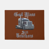 God zegene Alle Tuckers Welkom Mat (Voorkant)