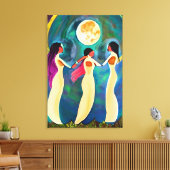 God zegene alles onder de maan canvas afdruk (Insitu (Woonkamer))