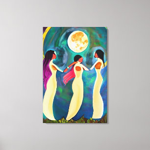 God zegene alles onder de maan canvas afdruk