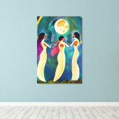 God zegene alles onder de maan canvas afdruk (Insitu (Houten vloer))