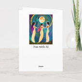 God zegene alles onder de maan kaart (Achterkant)