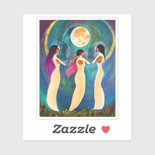 God zegene alles onder de maan sticker (Vel)