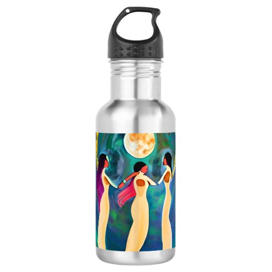 God zegene alles onder de maan waterfles (Voorkant)