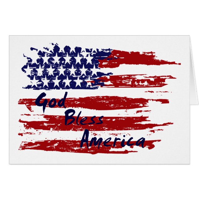 God zegene Amerika (Voorkant Horizontaal)