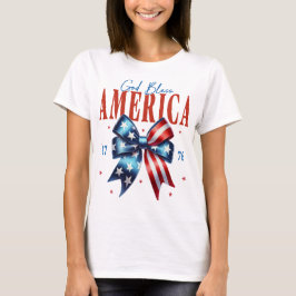God zegene Amerika 1776 T-shirt