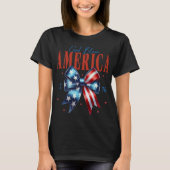 God zegene Amerika 1776 T-shirt (Voorkant)