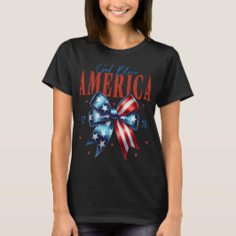 God zegene Amerika 1776 T-shirt