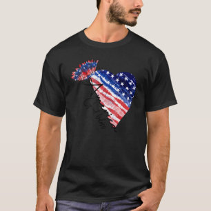 God zegene Amerika 4 juli onafhankelijkheid P T-shirt