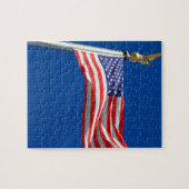 God zegene Amerika, Amerikaanse vlag, steun van Pa Legpuzzel (Horizontaal)
