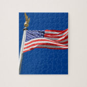 God zegene Amerika, Amerikaanse vlag, steun van Pa Legpuzzel (Verticaal)
