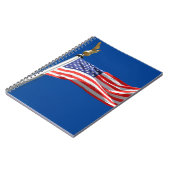God zegene Amerika, Amerikaanse vlag, steun van Pa Notitieboek (Linkerzijde)