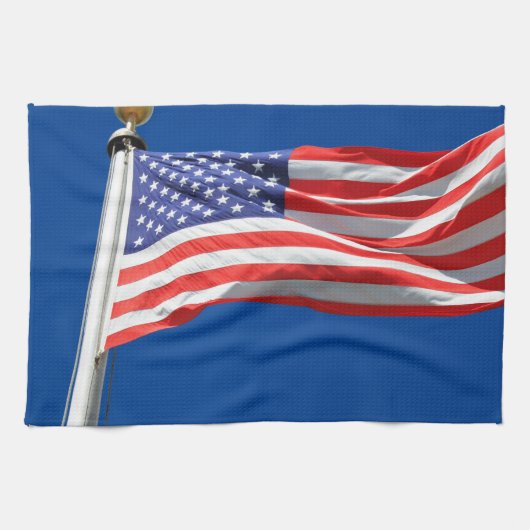 God zegene Amerika, Amerikaanse vlag, steun van Pa Theedoek (Horizontaal)