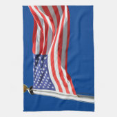 God zegene Amerika, Amerikaanse vlag, steun van Pa Theedoek (Verticaal)