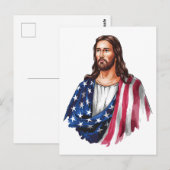 God zegene Amerika Briefkaart (Voorkant / Achterkant)