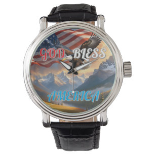 GOD ZEGENE AMERIKA HORLOGE