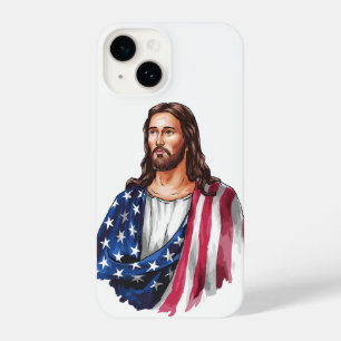 God zegene Amerika iPhone 14 Hoesje
