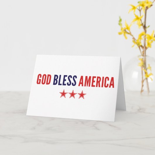 God zegene Amerika Kaart (Gele Bloem)