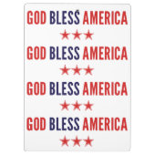 God zegene Amerika Klembord (Achterkant)