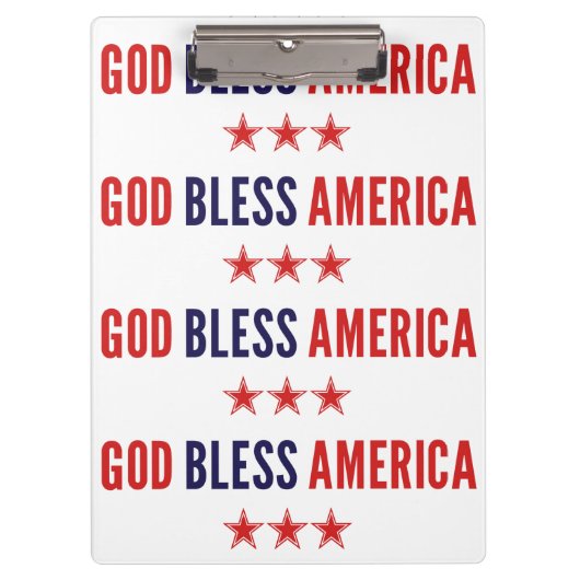 God zegene Amerika Klembord (Voorkant)