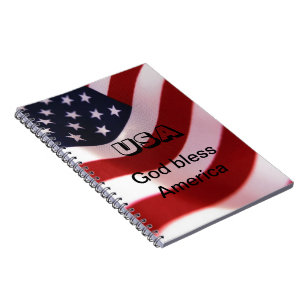 God zegene Amerika Notitieboek