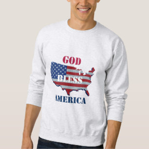 God zegene Amerika patriottisch ontwerp Trui