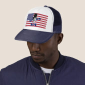 God zegene Amerika patriottisch Trucker Pet (In situ)