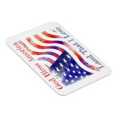 God zegene Amerika Patriottische Flexibele Fotomag Magneet (Rechterzijde)