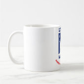 "God zegene Amerika" Patriottische symbolen Custom Koffiemok (Links)