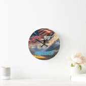 GOD ZEGENE AMERIKA RONDE KLOK (Huis)