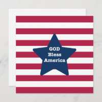 God zegene Amerika rood wit en blauw