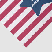 God zegene Amerika rood wit en blauw Tissuepapier (Detail)