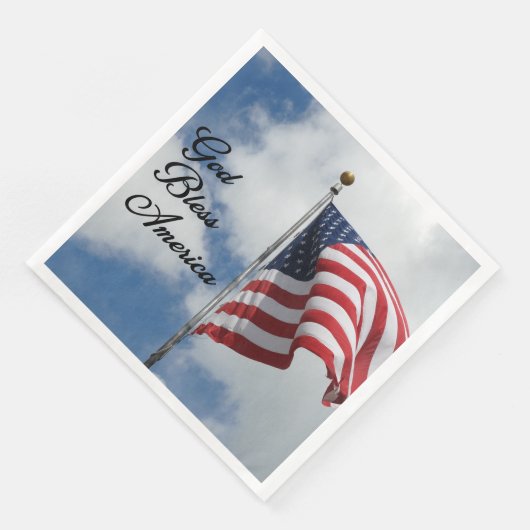 God zegene Amerika! Servet (Hoek)