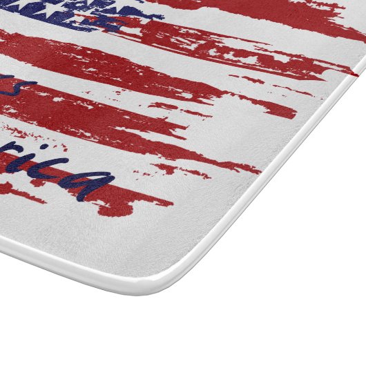 God zegene Amerika Snijplank (Hoek)