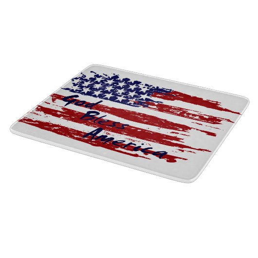 God zegene Amerika Snijplank (Hoek)