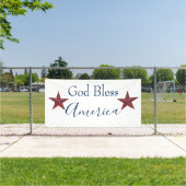 God zegene Amerika Spandoek (Insitu)