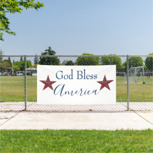 God zegene Amerika Spandoek