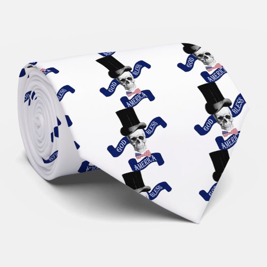 God zegene Amerika Stropdas (Opgerold)