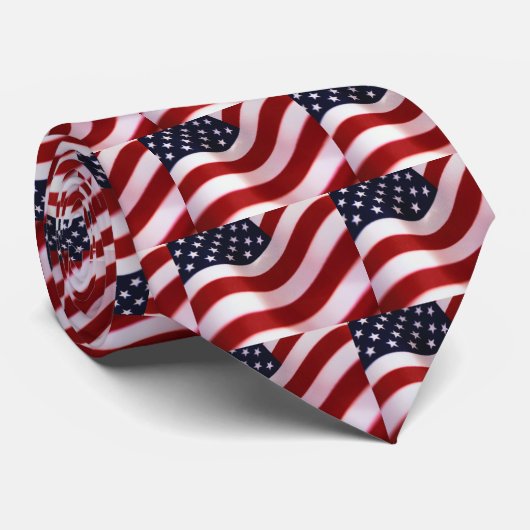 God zegene Amerika Stropdas (Opgerold)