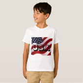 God zegene Amerika T-shirt (Voorkant volledig)