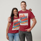 God zegene Amerika T-shirt (Unisex)