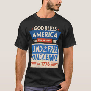 God zegene Amerika T-Shirt