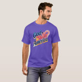 God zegene Amerika T-shirt (Voorkant volledig)