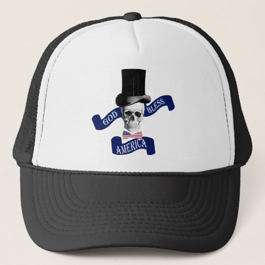 God zegene Amerika Trucker Pet (Voorkant)